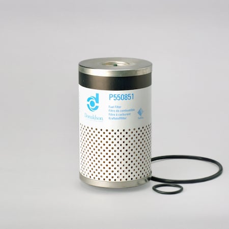 Donaldson Fuel Filter, Fuel/Water Separator, Cartridge, Out Dia 4.21 In. 107Mm Inner Dia 0.66 In. 25 Micron P550851